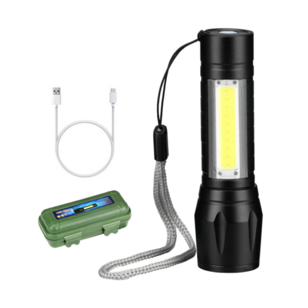 Lampe de Poche Étanche Rechargeable USB