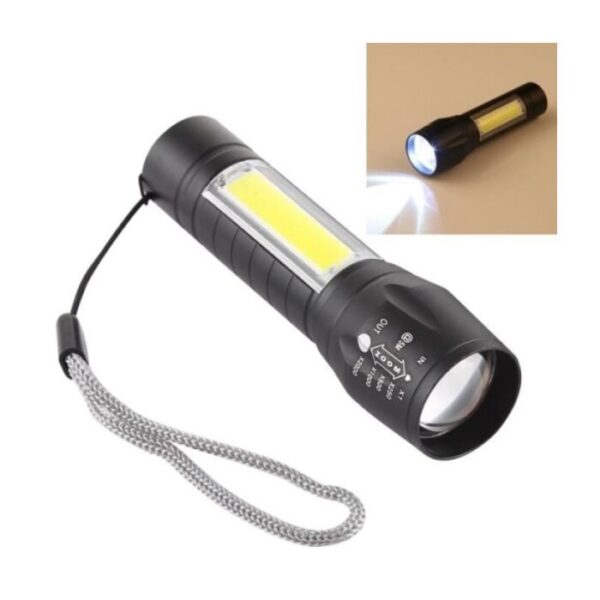 Lampe de Poche Étanche Rechargeable USB – Image 2